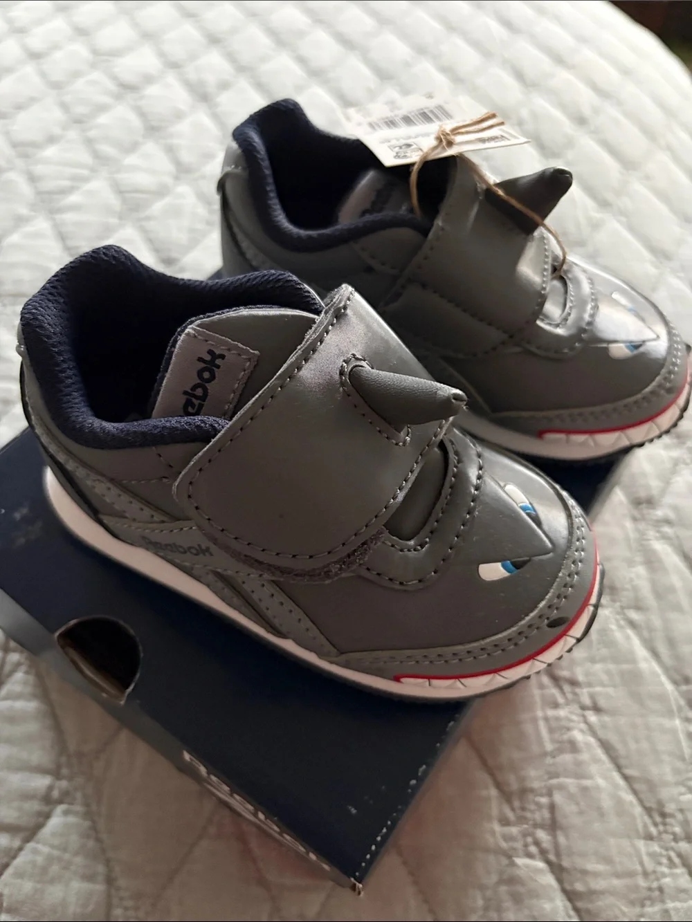 Reebok playful shark